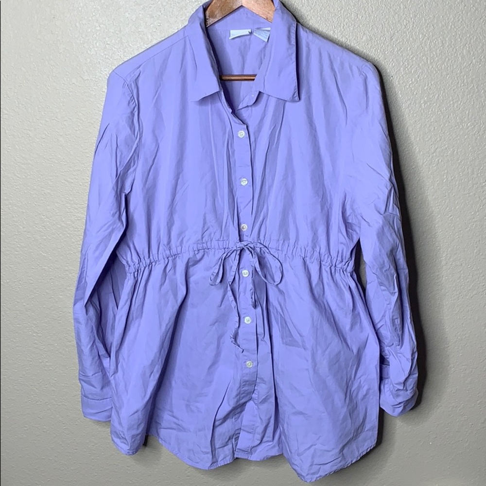 In due time maternity button up longsleeve top